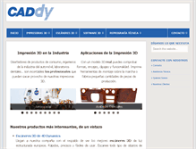 Tablet Screenshot of caddyspain.com